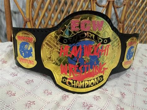 ECW Wrestling Championship Belt - Adult Size, 2mm India | Ubuy