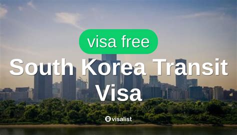 South Korea Transit Visa for Iran citizens 2026 - Visa List