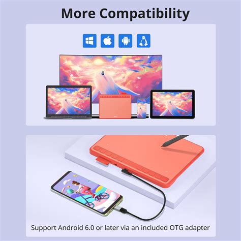 Buy UGEE S640 Graphic Drawing Tablets Digital Pen Tablet for Linux, Mac ...