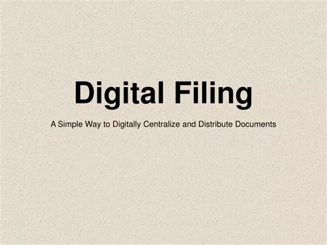 Image result for Digital Filing