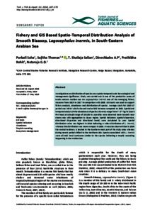 Fishery and GIS Based Spatio-Temporal Distribution Analysis of Smooth ...