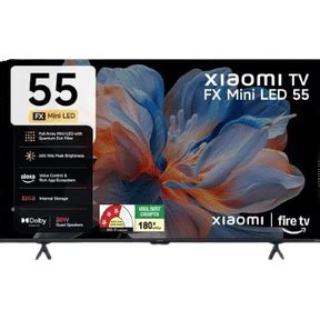 Xiaomi TV FX Series L55MC-FSMIN 55 inch (139 cm) Ultra HD 4K Smart QD ...