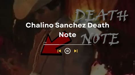 Chalino Sanchez Death Note: Chalino Sanchez's Life Journey ...