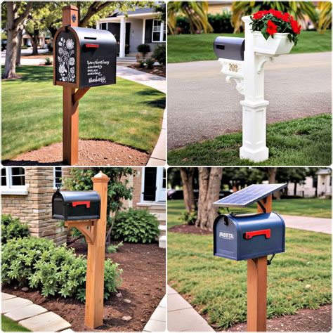 30 Mailbox Post Ideas and Designs for Every Style Home