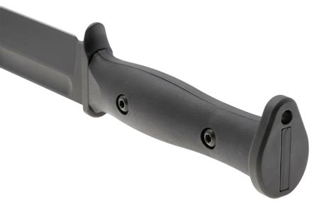 KA-BAR Slabby 1310, Black 1095 Cro-Van Clip Point, Black GFN fixed ...