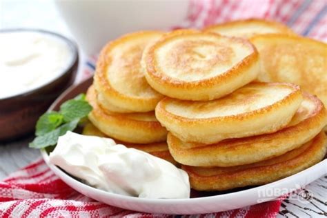 Оладьи на кефире с дрожжами - пошаговый рецепт с фото на Повар.ру
