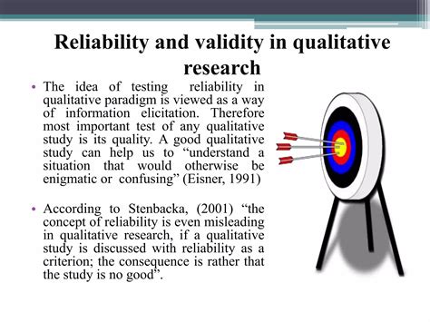 Presentation on validity and reliability in research methods | PPTX - importance of reliability and validity in research