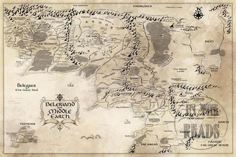 The Maps Of Middle-earth And Beleriand: A Journey Through Tolkien’s World - Sundance Resort ...