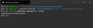 Image result for PowerShell Regex for Any Number