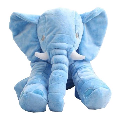 Generic Elephant Sky Color with Red Tshirt Baby Stuffed Soft Plush Toy ...