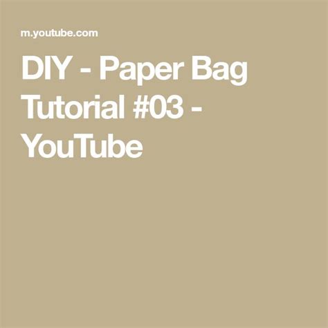 Image result for Paper Bag Tutorial