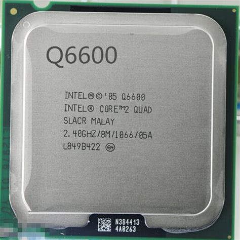 Intel Q6600 2.66 GHz LGA 775 Socket 4 Cores Desktop Processor - Intel ...