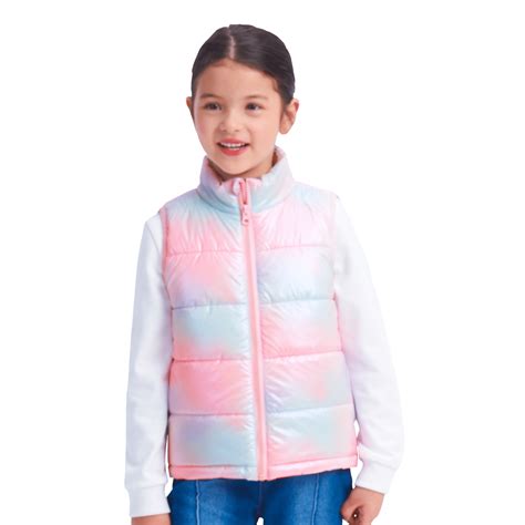 IKALI Girls Puffer Vest Kids Winter Jacket Lightweight Clothes with ...