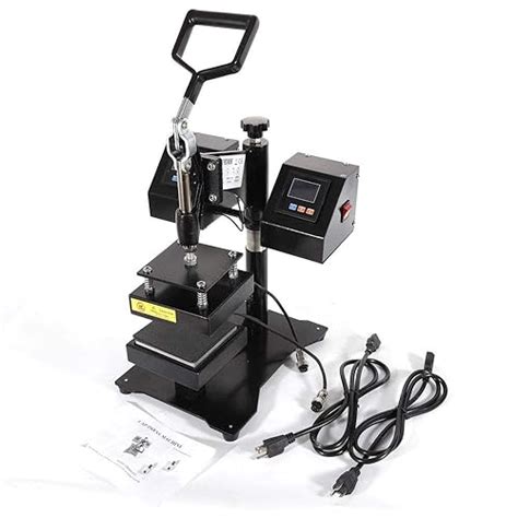 Buy Heat Press Machine 4.7x4.7inch Dual Heating Elements Swing-Arm ...