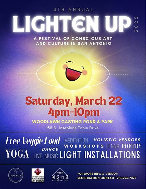 4th Annual Lighten Up "A Festival of Conscious Art and Culture" SATX ...