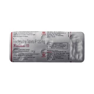 Fexofen 120 Tablet: Uses, Side Effects, Price & Substitutes