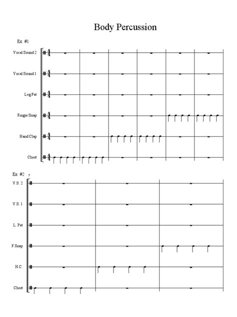 Image result for Body Percussion Rhythms