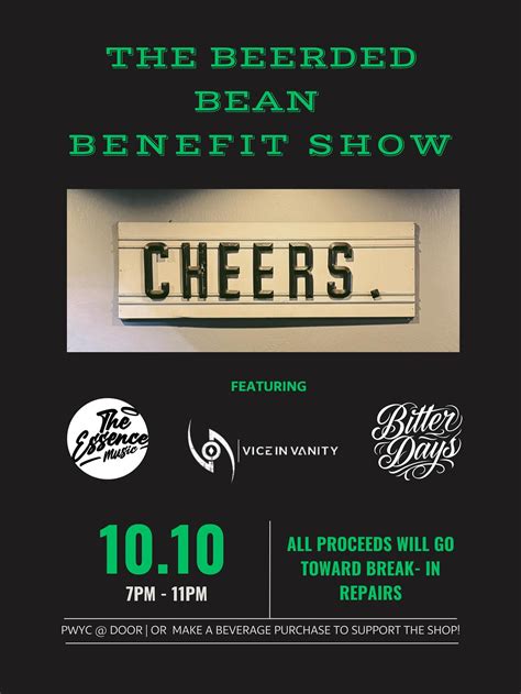 Benefit Show by The Beerded Bean – Salinas City Center Improvement ...