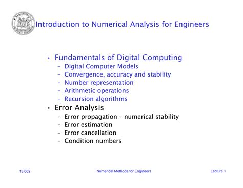 Image result for Numerical Analysis Tutorials