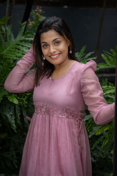 Pastel pink soft organza kurti with nayra cut and handworked neckline ...