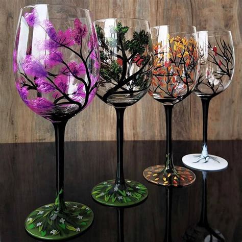 Spring Wine Glass Painting Class #2 at Flight Wine Bar with Roc, Paint ...