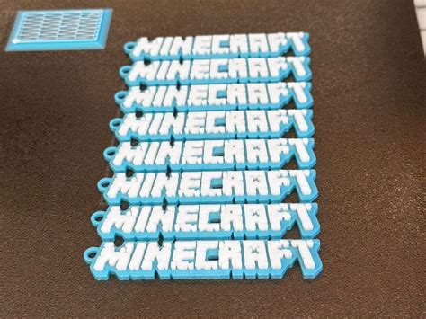 Image result for Minecraft 3D Keychain