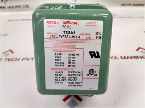 Asco Pc11B Pressure Switch New – Aeliya Marine Tech