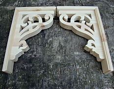 Image result for Wood Corbel Shelf Brackets