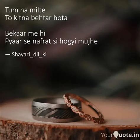 Tum na milte To kitna be... | Quotes & Writings by Shayari_dil_ki ...