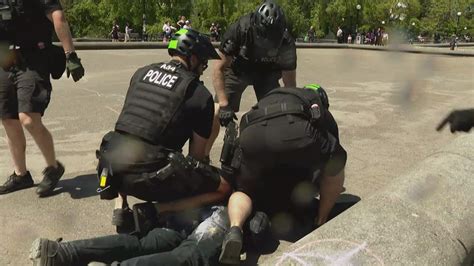 23 people arrested at Cal Anderson Park when rally, counterprotesters ...