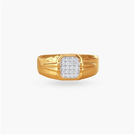 Bold Sophistication Diamond Finger Ring for Men
