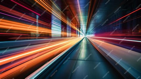 High speed car on the road with motion blur ...