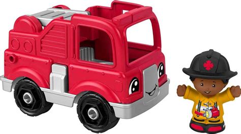 Fisher-Price Little People Fire Truck Toy & Figure Set for Toddlers ...