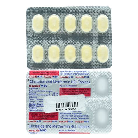 Insuzide M 80 Tablet | Uses, Side Effects, Price | Apollo Pharmacy