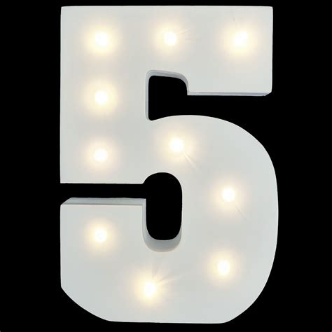 Image result for LED Light Up Numbers