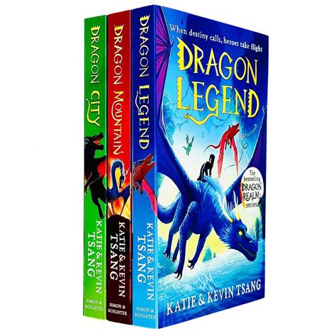 Dragon Realm Series 3 Books Collection Set By Katie & Kevin Tsang ...