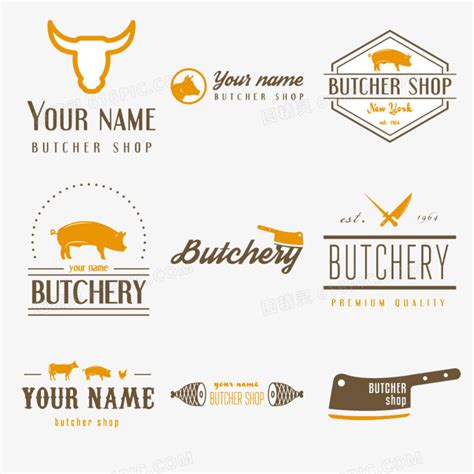 猪肉logo图片_猪肉logo设计素材_红动中国