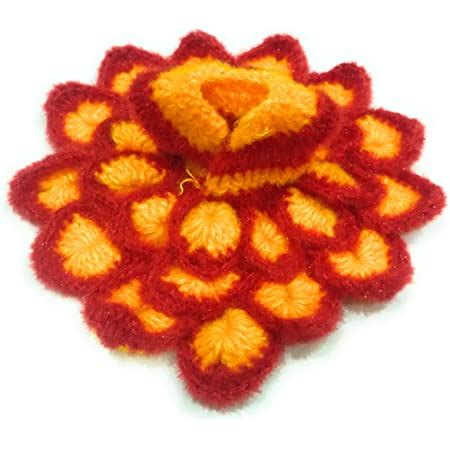 Vaishno Woolen Laddu Gopal Dress (Yellow and Red) : Amazon.in: Home ...