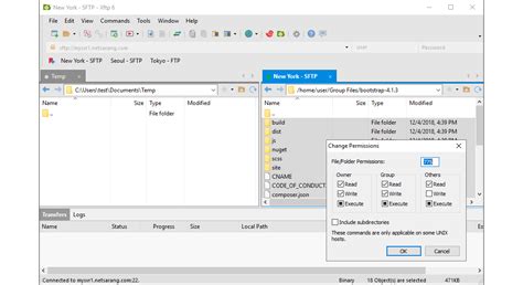 XFTP - Effortless File Transfers Over A Network