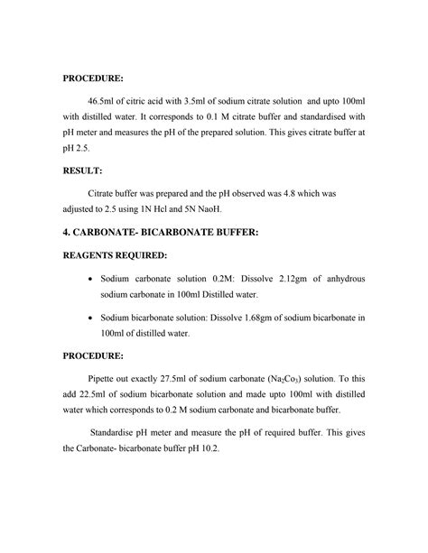 Image result for Buffer Solution Preparation