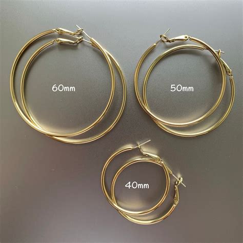 Size Of Large Hoop Earrings at Hayley Savige blog