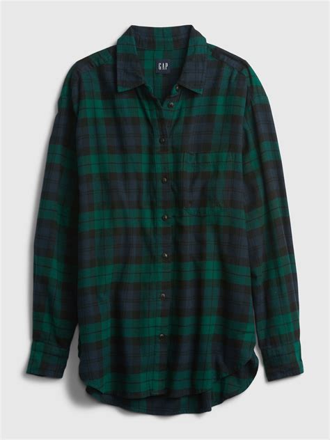 Oversized Flannel Shirt | Gap