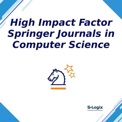 Top Ranking Computer Science Journals in Springer | S-Logix