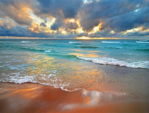 Sunset over the Ocean