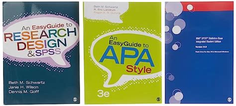 Buy An Easyguide to APA Style + An Easyguide to Research Design & SPSS ...