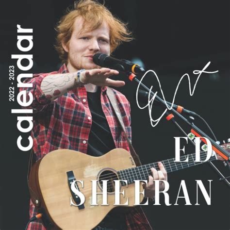 Buy Ed Sheeran 2022-2023: Ed Sheeran 16-Month /Planner for Alls Ed ...