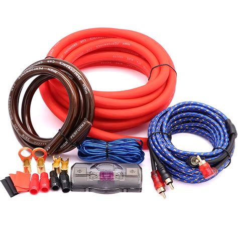 Buy 0 Gauge Car Amp Wiring Kit A Car Amplifier Installation Wiring ...