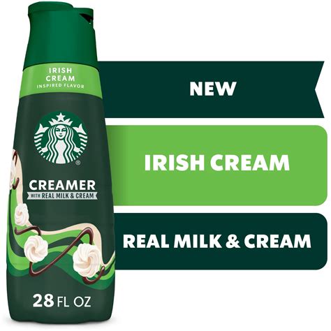 Starbucks Irish Cream Coffee Creamer, Chocolate & Vanilla Flavored ...