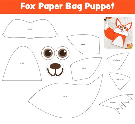 Image result for Paper Sack Puppet Patterns