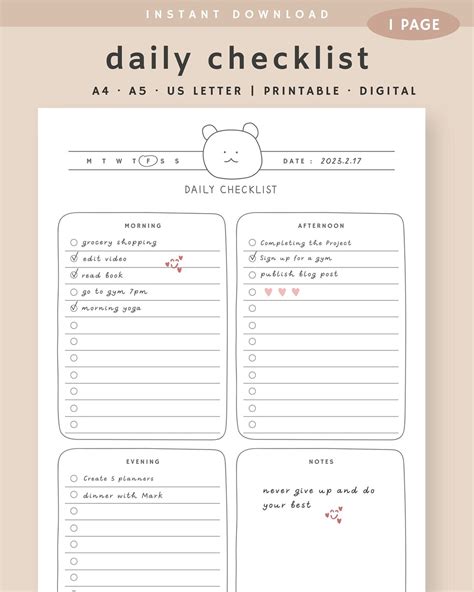 Image result for Daily Task Form